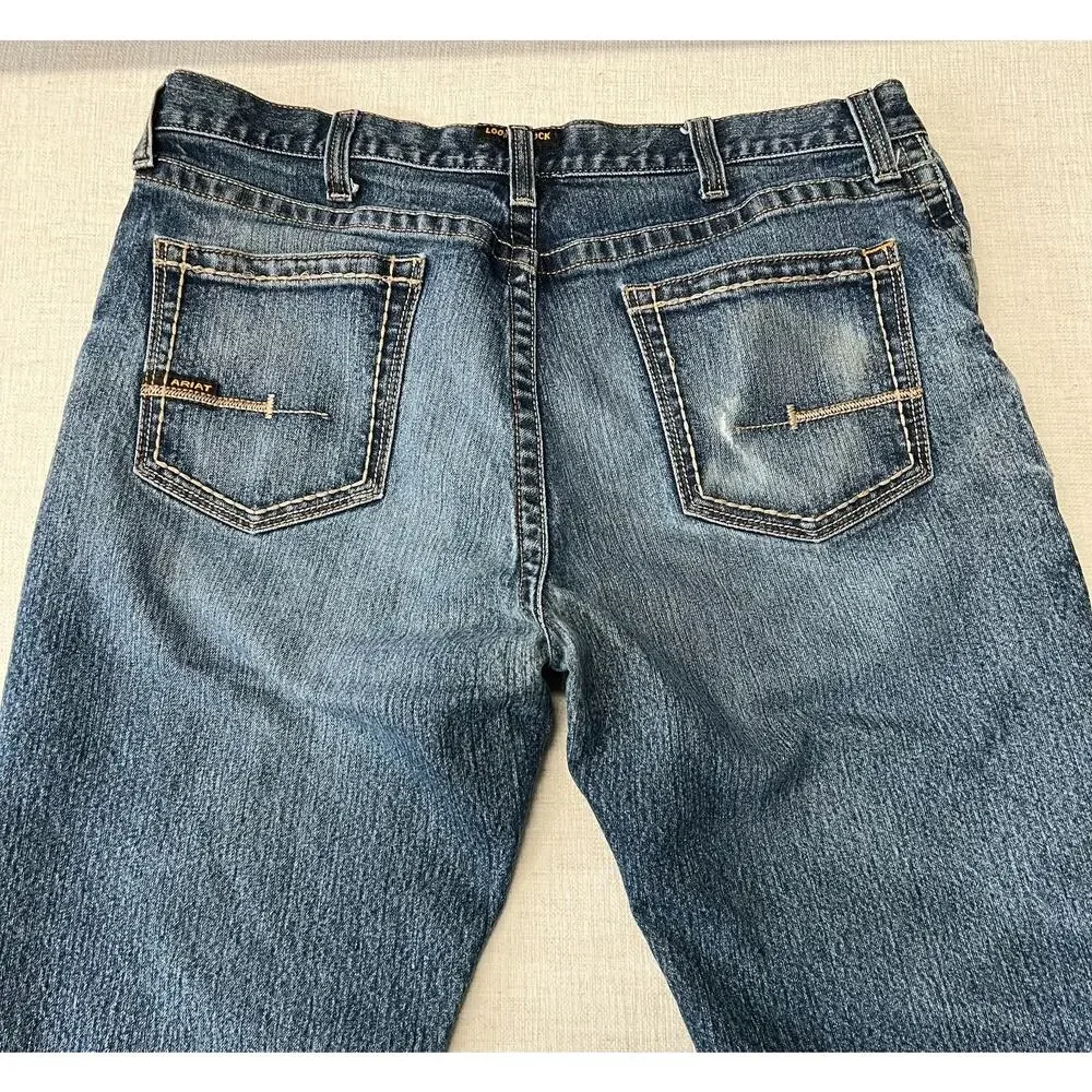 Ariat Rebar M4 Relaxed Boot Cut Jeans – Men’s 36x30